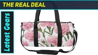 `Pink Carnation Gym Bag: The Ultimate Stylish & Versatile Carry-All!