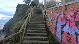 Ribadesella From the Hill Tops and a Walk Down to the Beach - Asturias, Northern Spain