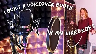 Vocal Booth setup ~ my DIY home studio for professional voiceover work 🎧✩♬ ₊˚. how-to for actors