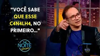 Celso Cardoso expõe Mingau no palco do The Noite | The Noite (17/04/23)