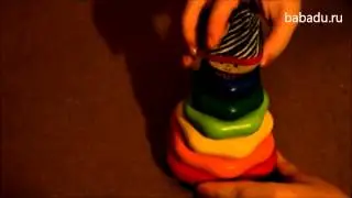 Деревянная пирамидка I'm toy
