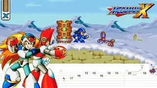 Megaman X - Chill Penguin Theme | Guitar Tab