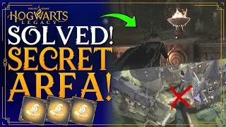 Hogwarts Legacy Secret Area Found! - How To Solve Bridge Puzzle - AMAZING LOOT - Best Guide