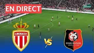 EN DIRECT &ndash; AS Monaco contre Stade Rennais | Ligue 1 2025 Simulation compl&egrave;te | eFootball PES 2021