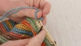 ALLFIBERARTS: Nalbinding - Mammen Stitch - Step by step how to do the Mammen stitch #mammen
