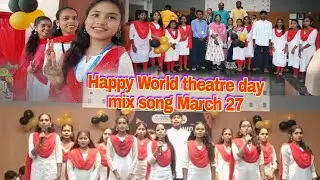 Happy World theatre day song performing arts students in kiss university