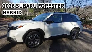 2026 Subaru Forester Hybrid....Better Than The Toyota Rav4 Hybrid?