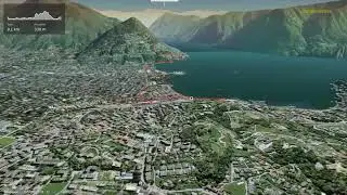Lugano – Gandria ∆ hiking trails ∆ 3d-trail.com/switzerland/