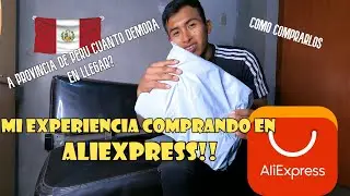 MI EXPERIENCIA COMPRANDO EN ALIEXPRESS PERU l Cuanto demora en llegar a provincia? l Elmer Jota Vlog