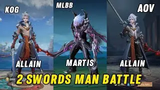 Martis MLBB vs. Allain AoV & KoG HoK: Skill Effect Comparison 2023 - Ultra HD