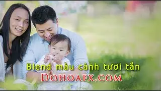 Blend m&agrave;u &aacute;nh nắng mặt trời tươi tắn