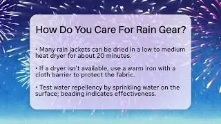 How Do You Care For Rain Gear? - Insider Theme Park Tips