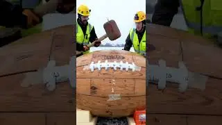 Rescue this GIANT monkey now &mdash; break the wooden football with a massive hammer