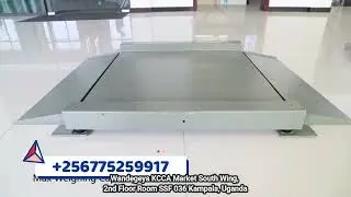 Industrial floor weighing scales double ramps at low cost in Kampala Uganda