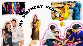 My Birthday vlog 🎂| Husband ne diye surprise 😮 🎁| First birthday after wedding 🥹| Blessed 🧿| #vlog 