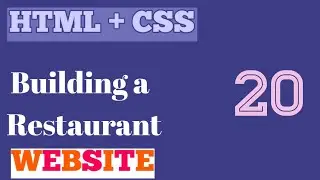 Building a Restaurant Website -20- The three column section - part 3