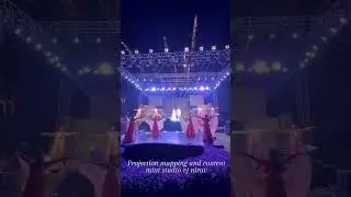 kabuki projection mapping entry for bride groom #wedding #brideandgroom #entry #varmala