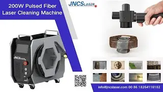 200W pulse fiber laser cleaning machine rust removal machine