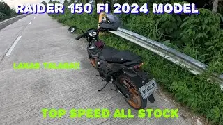Raider 150 fi 2024| top speed 130kph all stock (easy gear)