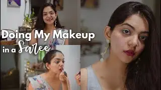 Doing My Make-Up in a Saree | Ahaana Krishna