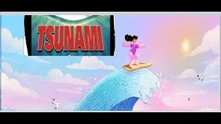 Tsunami a series of waves caused large displacement of ocean usually the result of an earthquake