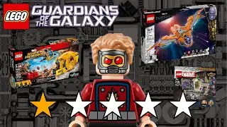 Guess the Lego Guardians of the Galaxy set by the One Star Review