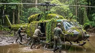 Swallowed by the Jungle for Decades – A Military Helicopter Returns to Life