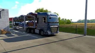 Hauling through Paris | Cars Delivery with DAF | Euro Truck Simulator 2 | Update 1.52 #ets2