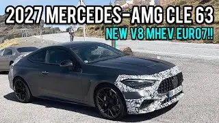 SPIED TESTING NEW V8 AMG FLAT-PLANE! (*SOUND REVEALED!*)