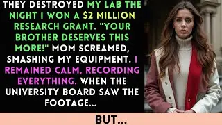 At My PhD Celebration, My Parents Demanded I Give My Research Grant To My Brother. I Refused—Mom...