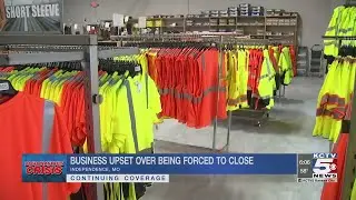 Independence business upset over being forced to close
