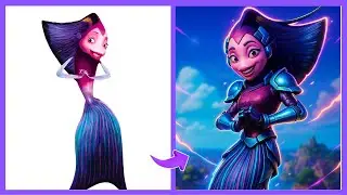 HOW SHARK TALE MOVIE CHARACTERS LOOK AS FORTNITE!