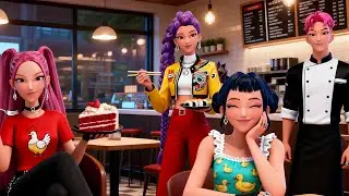 Kpop demon hunter with favorit food, drink, snack.#kpopdemonhunters #rujinu #sodapop #golden #golden