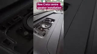 New Creta centre speaker installation#viralvideo #caraccessories #reels #youtube