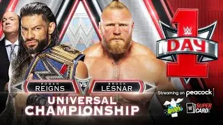 ROMAN REIGNS VS BROCK LESNAR SET FOR WWE DAY 1 PPV