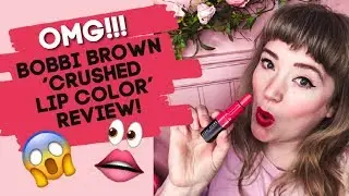 Bobbi Brown 'Crushed Lip Color' Lipstick Review! Shade 'Crush' Lipstick For Beginners & Lazy Girls!