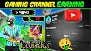 YouTube Gaming Channel Earnings in India 2025 | Gaming Channel Income & Monetization Explained