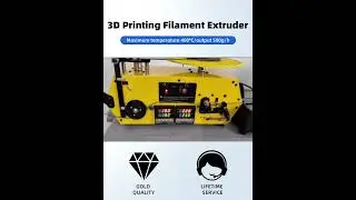 Desktop Mini Waste Filament Maker Machine 3D Printer Extruder Recycling Machine