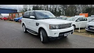 Range Rover Sport 3.0 SD V6 HSE White Automatic 83,000 miles Full Service History Only 3 P/Owners