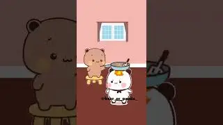 Bubu ki gussa 😰#shorts #bearorpanda #bubududu #peachgoma #milkmocha #pandabear #cutecople #funny