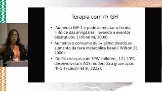 Dra. Christianne Bahia - Os dist&uacute;rbios do sono na SPW e seu papel nas altera&ccedil;&otilde;es comportamentais.