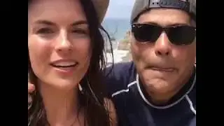 The beautiful actress & model Audrey de L&eacute;on @ the beach in Los Angeles California