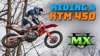 Riding a KTM 450 At Martin MX Park