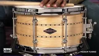 Craviotto 13x7 Custom Shop Maple Snare Drum with Dual Maple Inlay (CRCUS1370MDMI)