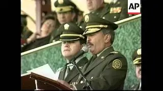 COLOMBIA: NATIONAL POLICE FORCE: CEREMONY