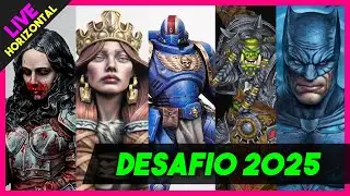 Trabalhos dos participantes do DESAFIO PINTANDO MINIATURAS 2025