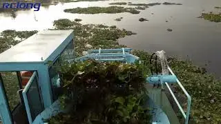 Aquatic Weed Harvester Water Cleaning Machine for Invasive Plants
