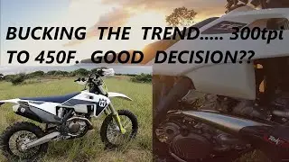 Back to the Dark side. 300 TPI to 450F. 2021 Husqvarna FE 450.