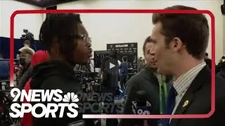 1-on-1 with Travis Hunter at the NFL Combine