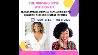 NURSES MAKING BUSINESS MOVES WITH TRISH LINDO
